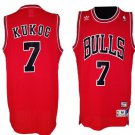 Chicago Bulls #7 Toni Kukoc Red Swingman Throwback Jersey