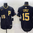 Pittsburgh Pirates #15 Oneil Cruz Black 2025 Limited Stitched Baseball Jersey