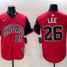 Men's Chicago White Sox #26 Korey Lee Red Black 2025 City Connect Limited Jersey