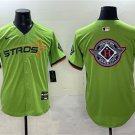 Men's Houston Astros Team Big Logo Green 2025 City Connect Limited Stitched Baseball Jersey
