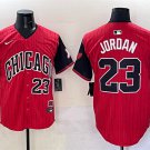 Men's Chicago White Sox #23 Michael Jordan Red/Black 2025 City Connect Limited Stitched Jersey