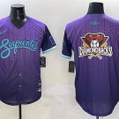 Men's Arizona Diamondbacks Team Big Logo Purple 2025 City Connect Limited Stitched Jersey
