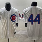 Men's CHC #44 Anthony Rizzo White Cool Base Stitched Player Jersey
