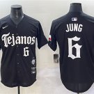 Men's Texas Rangers #6 Josh Jung Black Mexico 2025 Vapor Premier Limited Stitched Jersey