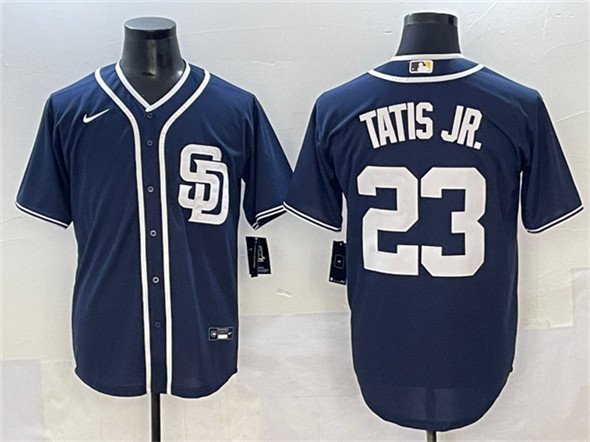 Men's SDP #23 Fernando Tatis Jr. Navy Cool Base Stitched Player Jersey