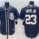 Men's San Diego Padres #23 Fernando Tatis Jr. Navy Cool Base Stitched Baseball Jersey