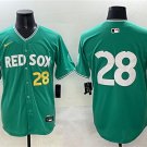 Men's Boston Red Sox #28 Kristian Campbell Green 2025 City Connect Limited Stitched Jersey