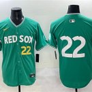 Men's Boston Red Sox #22 Garrett Whitlock Green 2025 City Connect Limited Stitched Jersey