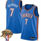 Men's Oklahoma City Thunder #7 Chet Holmgren Blue 2025 Finals Icon Edition Stitched Jersey