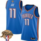 Men's Oklahoma City Thunder #11 Isaiah Joe Blue 2025 Icon Edition Stitched Basketball Jersey