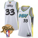 Men's Indiana Pacers #33 Myles Turner White 2025 City Edition Stitched Basketball Jersey