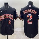 Men's San Diego Padres #2 Xander Bogaerts Black Mexico Cool Base Stitched Baseball Jersey