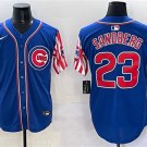 Men's Chicago Cubs #23 Ryne Sandberg Royal 2025 Independence Day Vapor Jersey