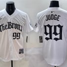 Men's New York Yankees #99 Aaron Judge White 'Gothic Legacy Edition' Vapor Jersey