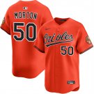 Men's Baltimore Orioles #50 Charlie Morton Orange 2025 2nd Alternate Limited Stitched Jersey
