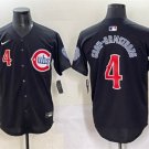 Men's Chicago Cubs #4 Pete Crow-Armstrong Black Limited Stitched Baseball Jersey