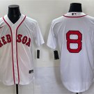 Men's Boston Red Sox #8 Carl Yastrzemski White Cool Base Stitched Baseball Jersey