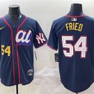 Men's American League #54 Max Fried Navy 2025 All-Star Edition Limited Stitched Baseball Jersey