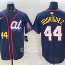 American League #44 Julio Rodríguez Navy 2025 All-Star Edition Limited Stitched Baseball Jersey