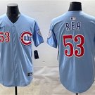 Men's Chicago Cubs #53 Colin Rea Blue 2024/25 2nd Alternate Limited Stitched Baseball Jersey