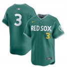 Men's Boston Red Sox #3 Ceddanne Rafaela Green 2025 City Connect Limited Stitched Jersey