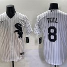 Men's Chicago White Sox #8 Kyle Teel White Cool Base Stitched Baseball Jersey Jersey