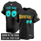 Men's Seattle Mariners Active Player Custom Black 2025 Jersey
