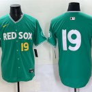 Boston Red Sox #19 Roman Anthony Green 2025 City Connect Limited Stitched Jersey