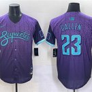 Men's Arizona Diamondbacks #23 Zac Gallen Purple 2025 City Connect Limited Stitched Jersey