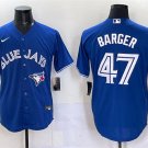 Men's Toronto Blue Jays #47 Addison Barger Royal Cool Base Stitched Baseball Jersey