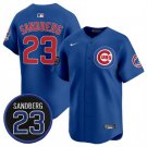 Men's Chicago Cubs #23 Ryne Sandberg Royal 'Ryne Sandberg Tribute' Vapor Limited V2 Jersey