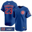 Men's Chicago Cubs #23 Ryne Sandberg Royal 'Ryne Sandberg Tribute' Vapor Limited V3 Jersey
