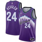 Men's Utah Jazz #24 Walker Kessler Purple 2025 Icon Edition Stitched Basketball Jersey
