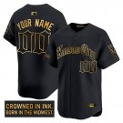 Men's Kansas City Royals Active Player Custom ‘Gothic Crown Edition’ Gold Vapor Limited Jersey