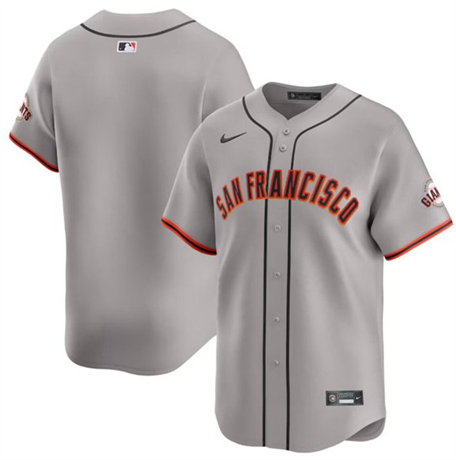 Any Size San Francisco Giants blank away cool Baseball Jersey Grey