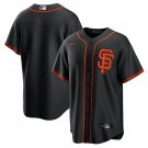 Any Size San Francisco Giants Blank Cool Baseball Jersey Black