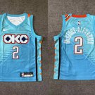 Men's Oklahoma City Thunder #2 Shai Gilgeous Alexander Light Blue Jersey
