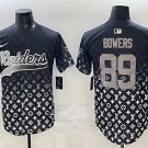 Men's Las Vegas Raiders #89 Brock Bowers Black Limited Stitched Jersey