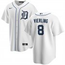 Detroit Tigers #8 Matt Vierling White Cool Base Stitched Baseball Jersey