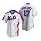 Mens NYMRetired Player #17 Keith Hernandez White Cooperstown Collection Jersey