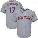 Mets #17 Keith Hernandez Grey Cool Base Stitched Player Jersey