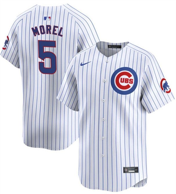 Chicago Cubs #5 Christopher Morel White 2024 Home Baseball Jersey