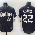 Men's Dallas Cowboys #22 Emmitt Smith Black 'Gothic Lone Star Edition' Limited Jersey