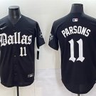 Men's Dallas Cowboys #11 Micah Parsons Black 'Gothic Lone Star Edition' Limited Jersey