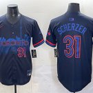 Men's Toronto Blue Jays #31 Max Scherzer Navy 2024 City Connect Limited Jersey