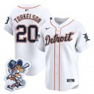 Men's Detroit Tigers #20 Spencer Torkelson Paws Patch Vapor Limited Jersey