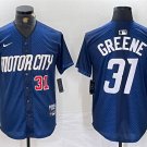 Detroit Tigers #31 Riley Greene Navy 2024 City Connect Baseball Jersey