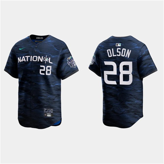 ATL #28 Matt Olson National League 2023 All-Star Game Jersey