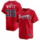 Men's Atlanta Braves #36 Eli White Nike Red Alternate Limited Jersey