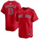 Mens Boston Red Sox #3 Ceddanne Rafaela Red Alternate with Name Limted Jersey